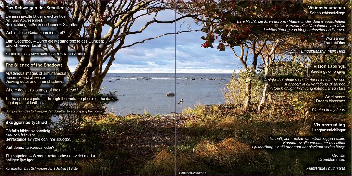 CD Das Schweigen der Schatten | Booklet Doppelseite CD Das Schweigen der Schatten | Booklet Doppelseite