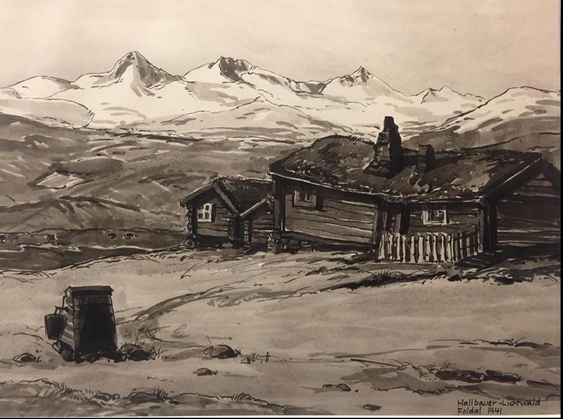 Folldal/Innlandet 1941: Marianne Lichtwald Hallbauer (with courtesy of Marianne's grandson Hans Hallbauer)