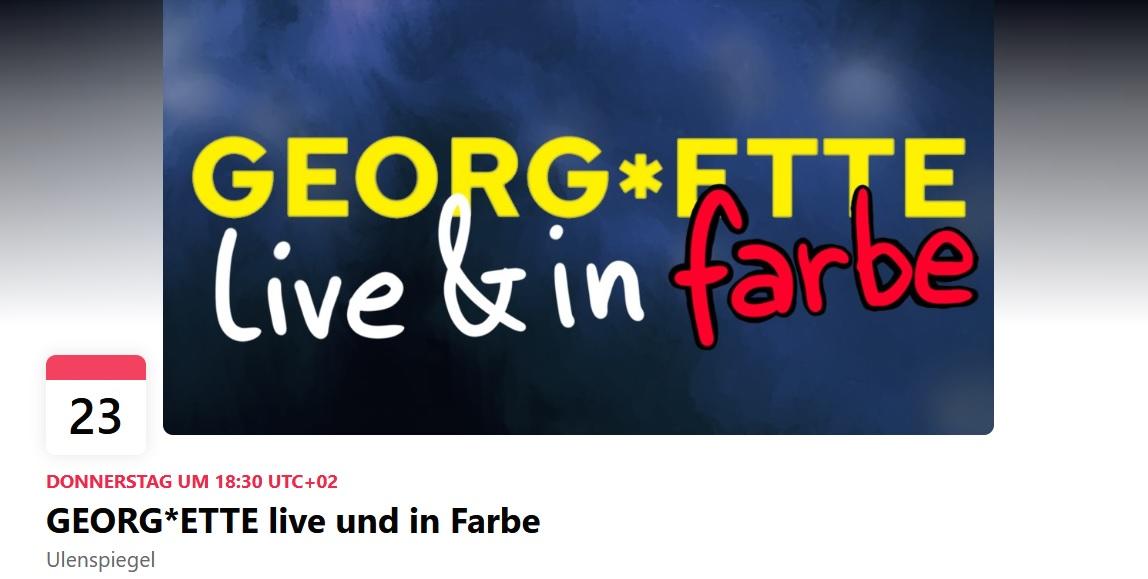 Georgette Literaturmagazin und Ulenspiegel Georgette Literaturmagazin und Ulenspiegel