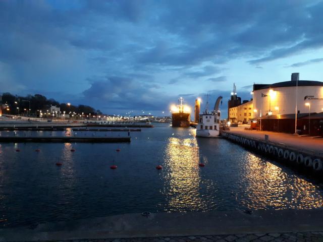 Visby Hafen Blick auf Sandkvie Studios