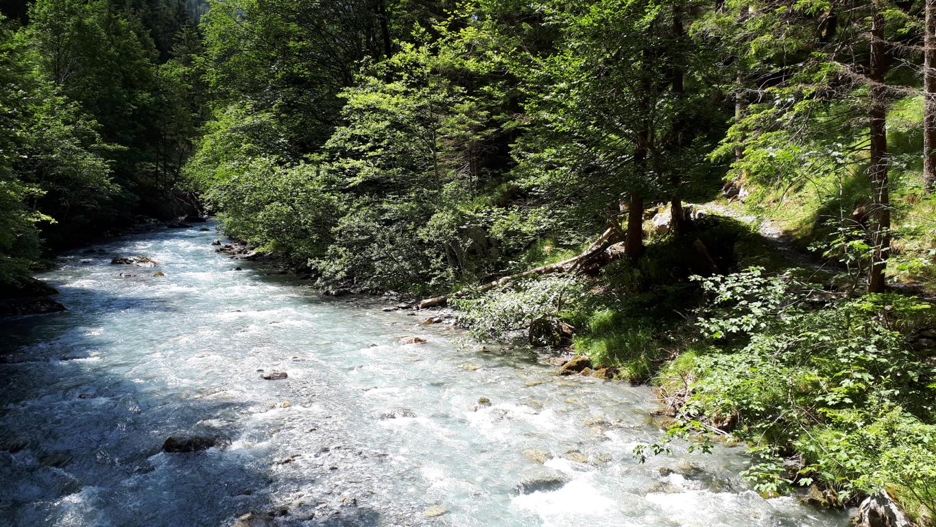 Vättis, Wanderung am Fluss Tamina | Foto: Eva Batt Vättis, Wanderung am Fluss Tamina | Foto: Eva Batt